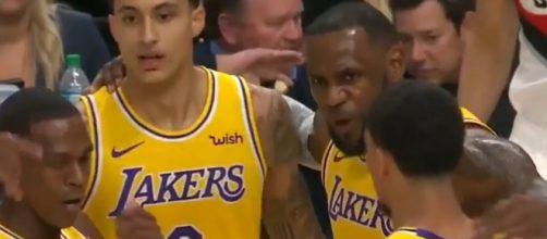 LeBron's Lakers teammates called him out during team meeting, per ESPN. [Source: NBA/YouTube]