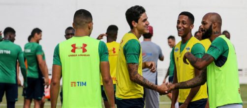 Pedro volta a treinar com elenco do Flu (Divulga&ccedil;&atilde;o/Lucas Mer&ccedil;on/Fluminense)