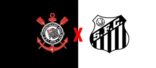 Corinthians x Santos ao vivo. (Foto: Montagem/ Diogo Marcondes)