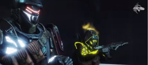 New armor pieces that were teased in the recent D2 vidoc. [Image source: xHOUNDISHx/YouTube]