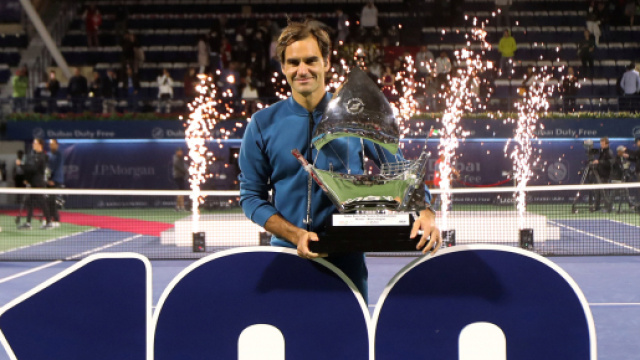 Duba&iuml; : 100e titre en carri&egrave;re pour la l&eacute;gende Federer qui remonte &agrave; la 4e place mondiale