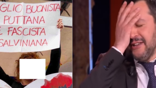 'Meglio p... che salviniana": Salvini rispondes u Facebook ed &egrave; polemica