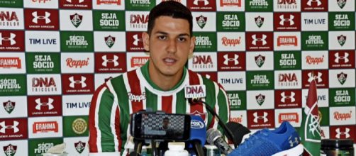 Nino foi apresentado pelo Flu nesta ter&ccedil;a-feira. (Foto: Divulga&ccedil;&atilde;o/Mailson Santana/FluminenseFC)