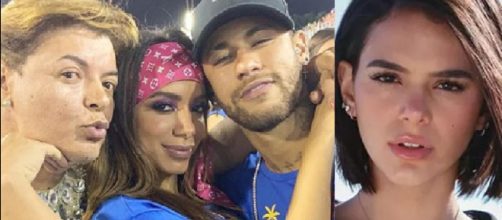 Anitta, Bruna Marquezine e Neymar envolvidos em pol&ecirc;mica. (Foto: Reprodu&ccedil;&atilde;o/Instagram)