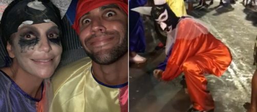 Ivete e Daniel Cady ca&iacute;ram na folia. (Foto: Reprodu&ccedil;&atilde;o Instagram)