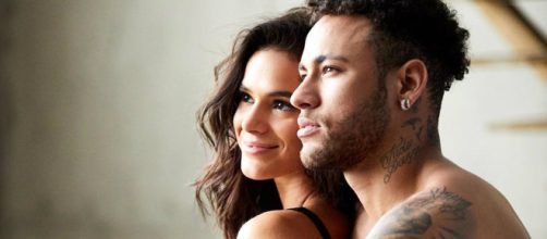 Neymar em propaganda com a ex-namorada Bruna Marquezine. (Foto: Reprodu&ccedil;&atilde;o Instagram)