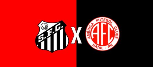 Santos x Am&eacute;rica-RN: ao vivo (Montagem: Diogo Marcondes)