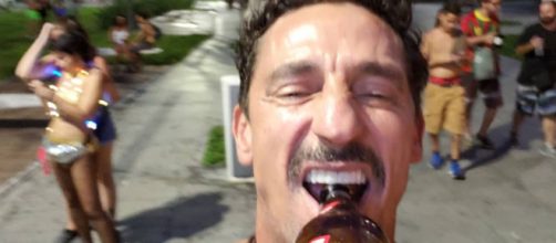 Tuca Andrada curtindo o Carnaval do Rio de Janeiro (Reprodu&ccedil;&atilde;o/Instagram)