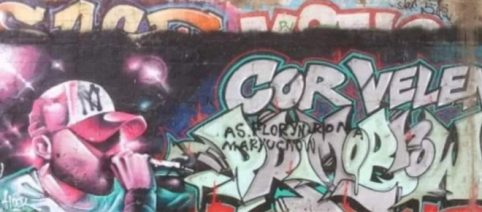 Roma, deturpato il murale dedicato a Primo Brown
