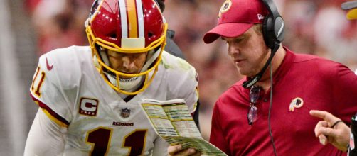 Alex Smith and Jay Gruden. (Image used nbcsports/youtube screencap)