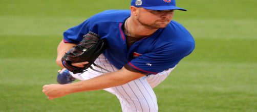 Lester struggled a bit in his latest Spring outing. [Image via Arturo Pardavila III/Flikr]