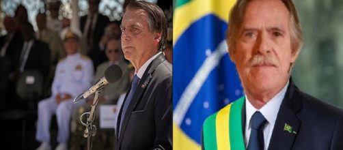 O atual presidente Jair Bolsonaro amea&ccedil;a procesar Jos&eacute; (Foto: Montagem Twitter e Instagram)