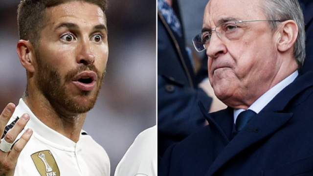 Real Madrid chief Florentino Perez 'threatened to kick Sergio ... - dailymail.co.uk