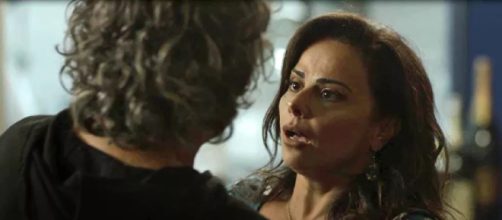 Murilo e Neide em 'O S&eacute;timo Guardi&atilde;o'. (Reprodu&ccedil;&atilde;o/TV Globo)