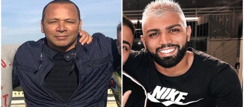 Neymar Pai briga com Gabigol em festa. (Foto/Reprodu&ccedil;&atilde;o/Instagram/@gabigol/@neymarpai_)