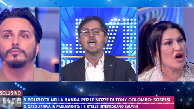 Lite a Live non &egrave; la D'Urso sulle nozze di Tony Colombo: Barbara interrompe il dibattito