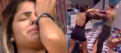 Sisters durante briga que resultou na expuls&atilde;o de Hariany. (Reprodu&ccedil;&atilde;o/TV Globo)