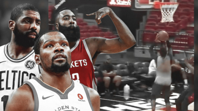 Heat video: Kyrie Irving, Kevin Durant e James Harden.