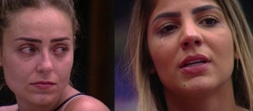 Na reta final do programa, Paula lamenta pela expuls&atilde;o de Hariany e afirma que ajudar&aacute; a amiga. (Reprodu&ccedil;&atilde;o/Rede Globo)