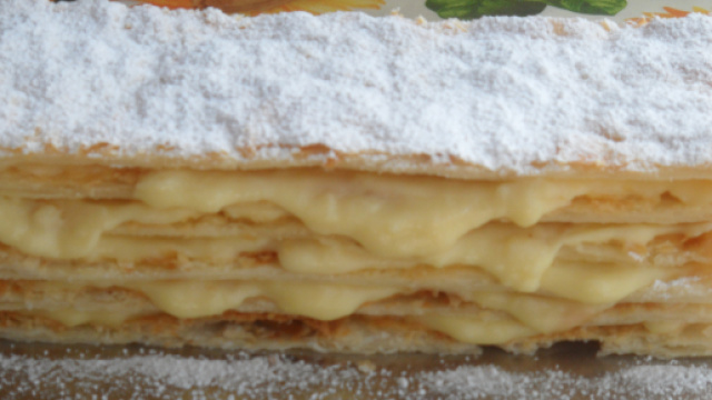 Millefoglie con crema pasticcera