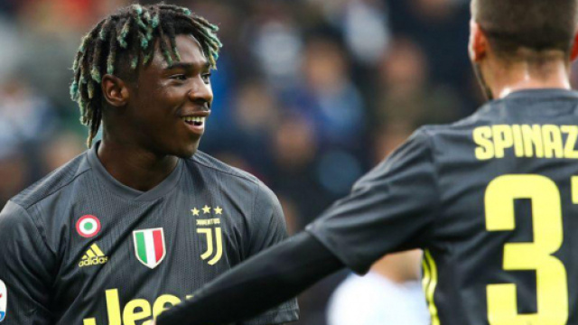 Moise Kean e Spinazzola, Juventus.
