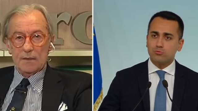Vittorio Feltri sempre duro con DI Maio