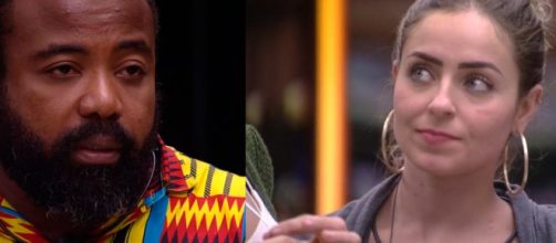 Rodrigo e Paula n&atilde;o tinham muita afinidade dentro do reality show. (Reprodu&ccedil;&atilde;o/TV Globo)