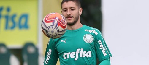Z&eacute; Rafael mostrou boa capacidade de recupera&ccedil;&atilde;o depois do p&ecirc;nalti perdido. (Divulga&ccedil;&atilde;o/ Cesar Greco/ Ag Palmeiras)