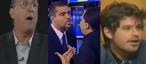 Eles geraram pol&ecirc;mica nas telinhas. (Reprodu&ccedil;&atilde;o/SporTV/Band/MTV)