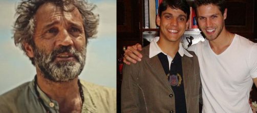 Domingos Montagner, Rafael Noronha e Jonas H Sulzbach. (Reprodu&ccedil;&atilde;o/TV Globo/Instagram/@jonas.mbt)