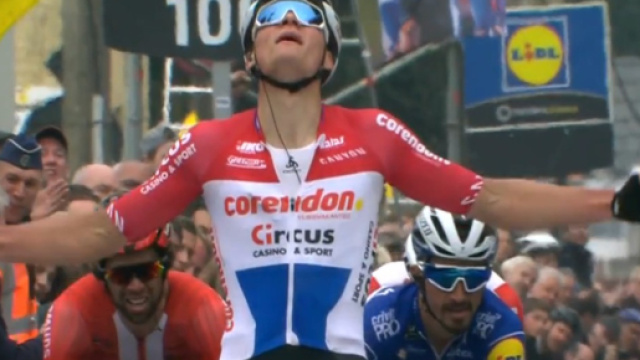 La vittoria di Mathieu Van der Poel alla Freccia del Brabante