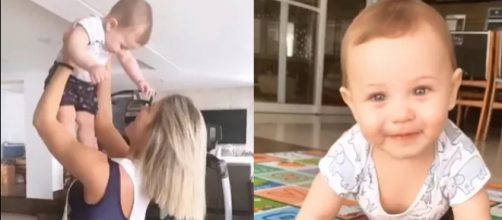 Andressa brinca com os beb&ecirc;s e compartilha a rotina da fam&iacute;lia. (Reprodu&ccedil;&atilde;o/Instagram/@andressasuita)