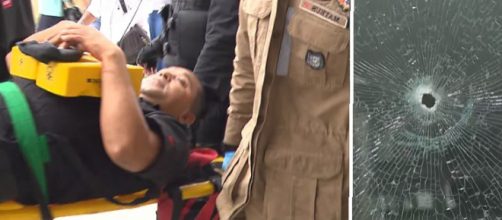 Tiroteio em ag&ecirc;ncia da UEPB. (Reprodu&ccedil;&atilde;o/Rede Globo)