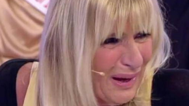 GemmaGalgani che piange, durante una puntata del Trono Over