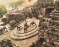 El templo de Kailasa es una obra de la antigüedad tallada en una sola roca