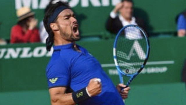 Fabio Fognini, finalista al Masters di Montecarlo dopo aver battuto Rafa Nadal