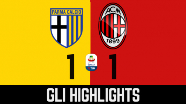 Gli highlights di Parma - Milan