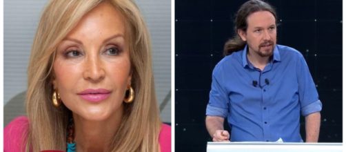 Carmen Lomana y Pablo Iglesias
