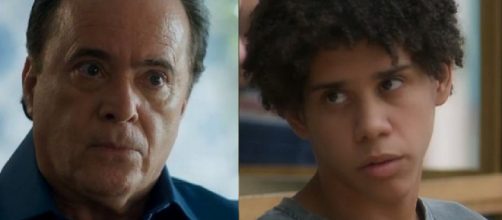 Olavo e Feij&atilde;o entram em atrito. (Reprodu&ccedil;&atilde;o/TV Globo)