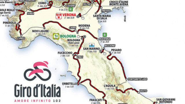102&ordf; edizione del Giro d'Italia