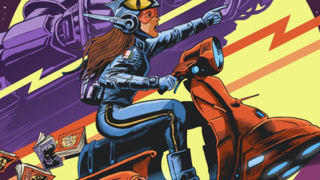 Il manifesto ufficiale del Comicon 2019, opera del disegnatore e copertinista Francesco Francavilla