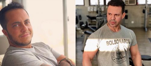 Cantor respondeu postagem de Thammy. (Reprodu&ccedil;&atilde;o/Instagram/@thammymiranda/@eduardocosta)