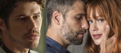 Luz &eacute; salva e J&uacute;nior ou Gabriel morrem. (Reprodu&ccedil;&atilde;o/ TV Globo)