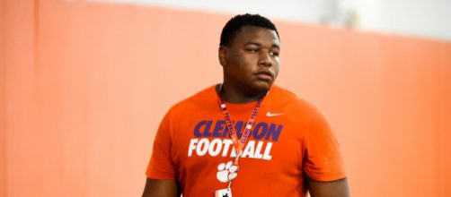 Dexter Lawrence was taken 17th overall by the Giants. [Image Source: Flickr | TigerNet.com]