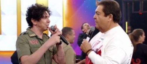 Cantor diz que Faust&atilde;o foi mal educado. (Reprodu&ccedil;&atilde;o/TV Globo)