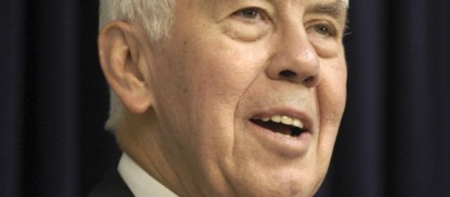 Richard Lugar speaking at The Pentagon in 2006. [Image via Robert D. Ward - Wikimedia Commons]