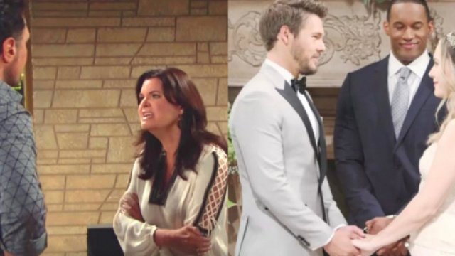 Beautiful, trame: le nozze di Hope e Liam, Katie porta in tribunale Bill