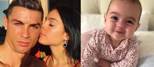 Cristiano Ronaldo apareceu beijando a filha na boca em um v&iacute;deo. (Foto: Arquivo Blasting News)