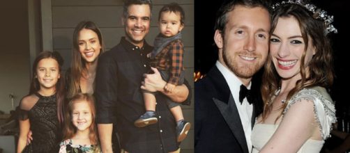 Eles realizaram o sonho de casar com seus &iacute;dolos. (Reprodu&ccedil;&atilde;o/Instagram/@jessicaalba/@adamshulman)