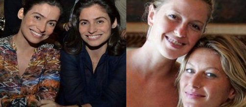 Estas celebridades se assemelham muito fisicamente. (Reprodu&ccedil;&atilde;o/Pinterest)